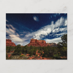 Postal Luz de la luna sobre Sedona, Arizona