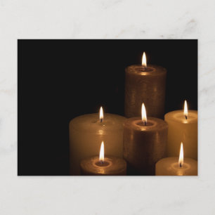 Postal Luz de las velas