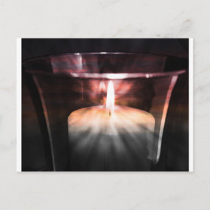 Postal Luz de las velas