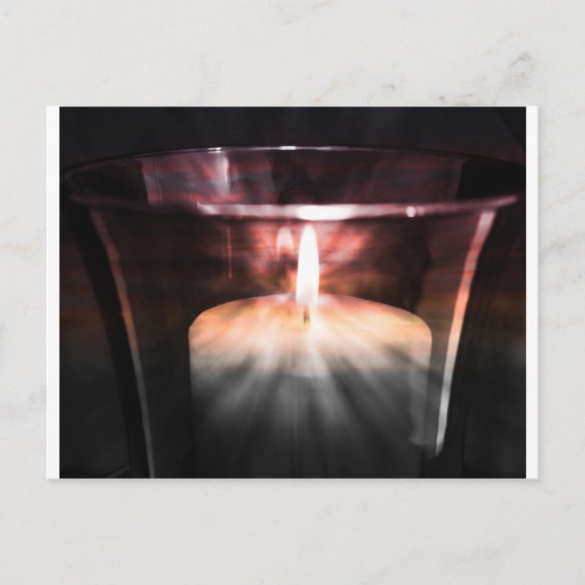 Postal Luz de las velas (Anverso)