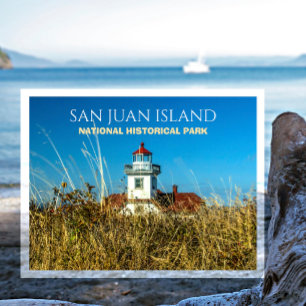 Postal Luz de Lime Kiln, Isla de San Juan, Washington