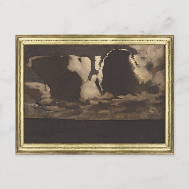 Postal Luz de luna, 1887 (Anverso)