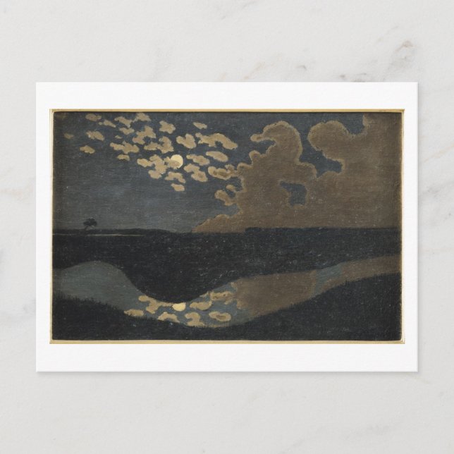 Postal Luz de luna, 1894 (Anverso)