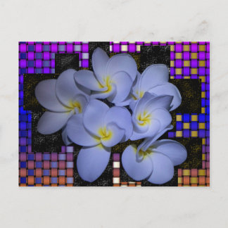 Postal Luz de luna Stardus Plumeria tWeave