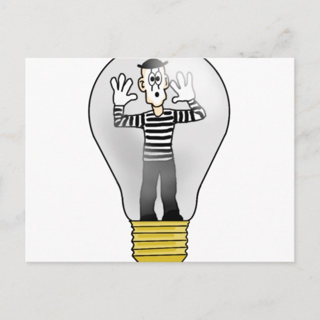 Postal Luz de mímica (Anverso)