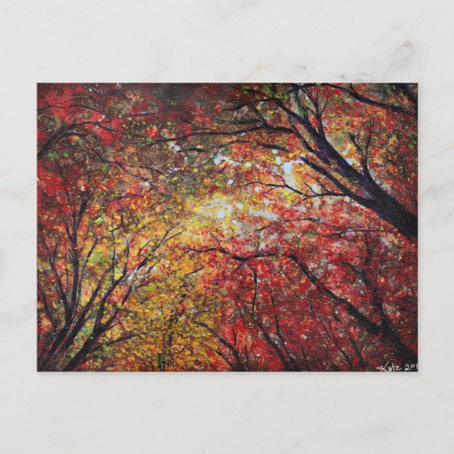 Postal Luz de otoño (Anverso)