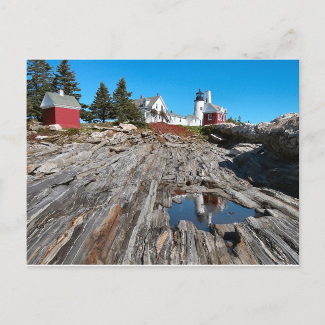 Postal Luz de punto de Pemaquid (Anverso)