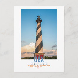 Postal Luz del Cabo Hatteras.