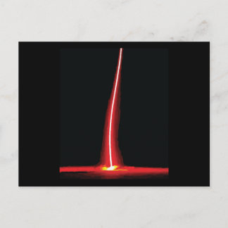 Postal Luz del clima de tormenta eléctrica relámpago