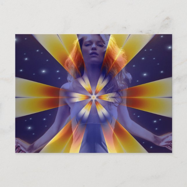 Postal Luz del corazón (Anverso)