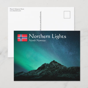 Postal Luz del Norte Noruega