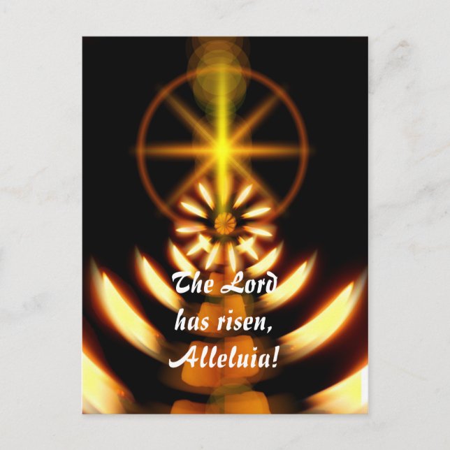 Postal Luz Del Señor (Anverso)