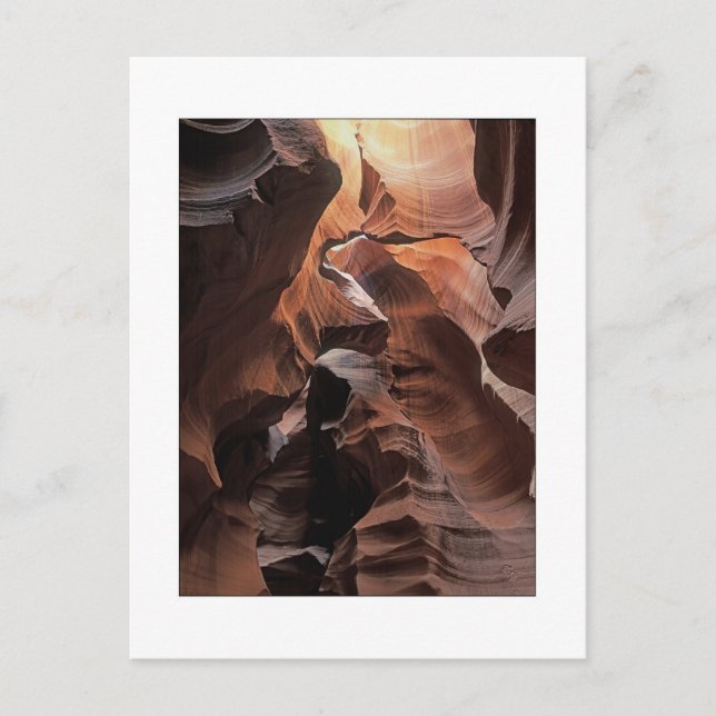 Postal "Luz fracturada" (Anverso)