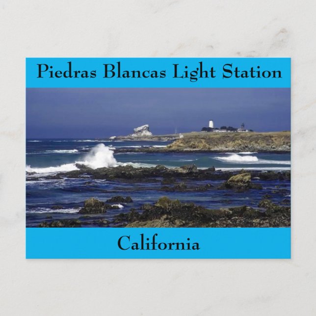 Postal Luz Piedras Blancas de Postcard (Anverso)