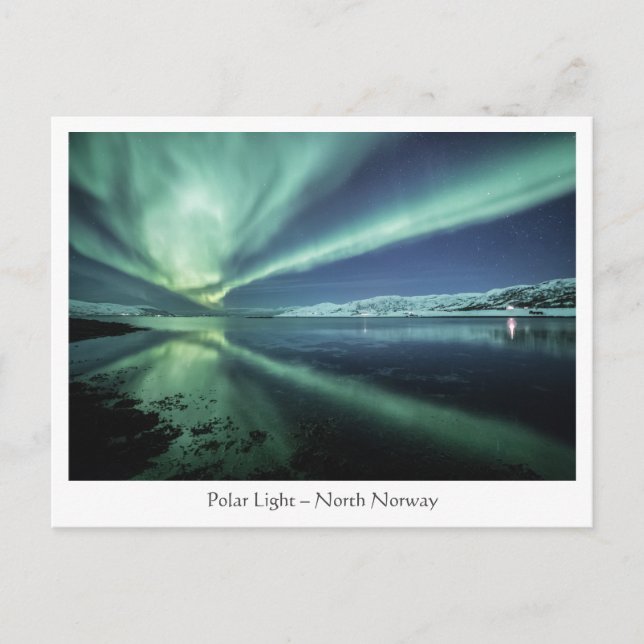 Postal Luz polar (Anverso)