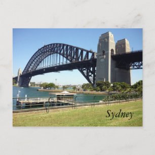Postal luz solar del puerto de sydney
