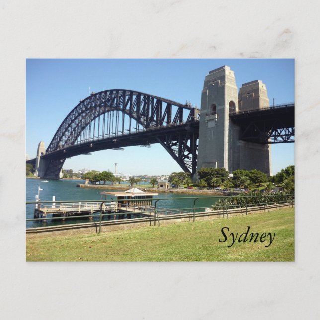 Postal luz solar del puerto de sydney (Anverso)
