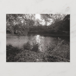 Postal Luz solar en el Taff, Bute Park, Cardiff