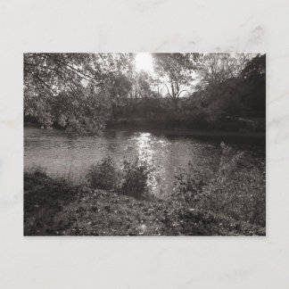 Postal Luz solar en el Taff, Bute Park, Cardiff