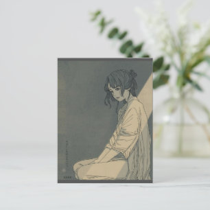 Postal Luz Temblorosa de Sakutaro Hagiwara Kanji