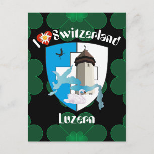 Postal Luzern Schweiz Postkarte