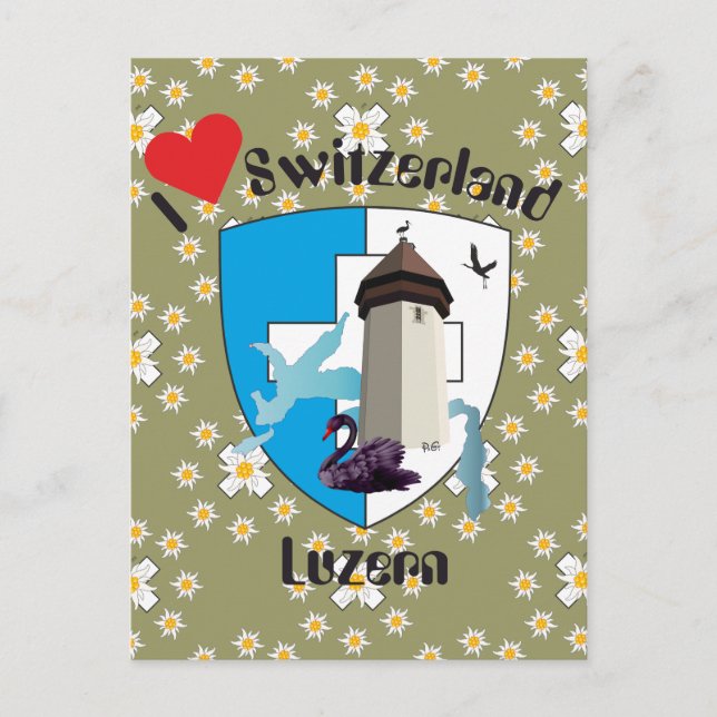 Postal Luzern Schweiz Postkarte (Anverso)