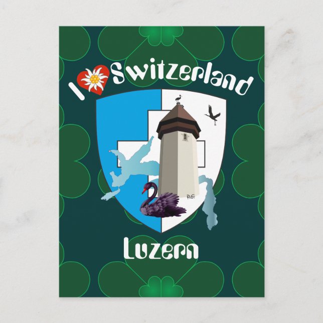 Postal Luzern Schweiz Postkarte (Anverso)