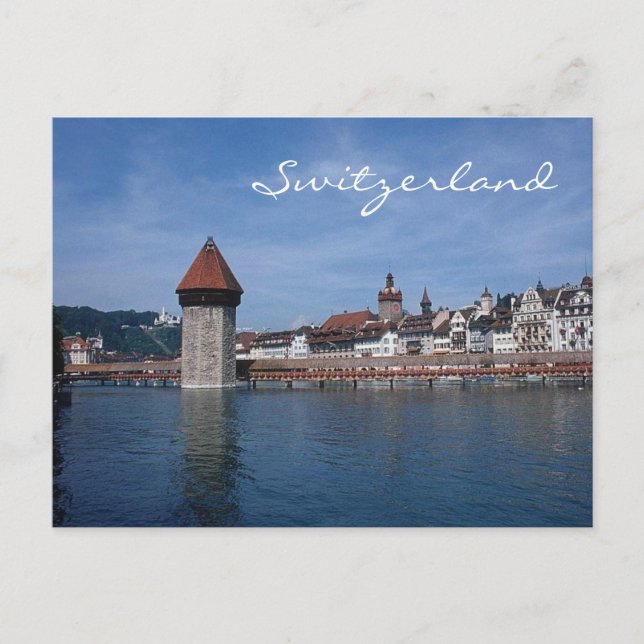Postal Luzern, Suiza-Postcard (Anverso)