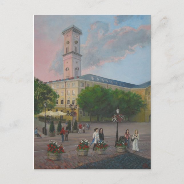 Postal Lviv Ucrania (Anverso)