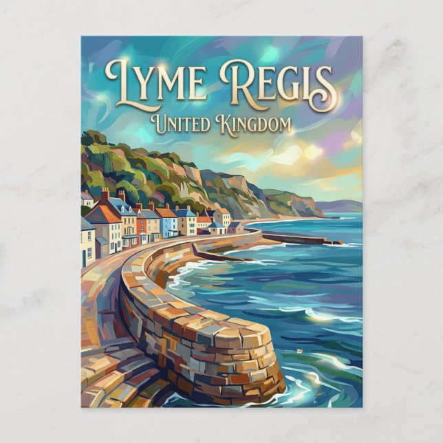 Postal Lyme Regis Reino Unido (Anverso)