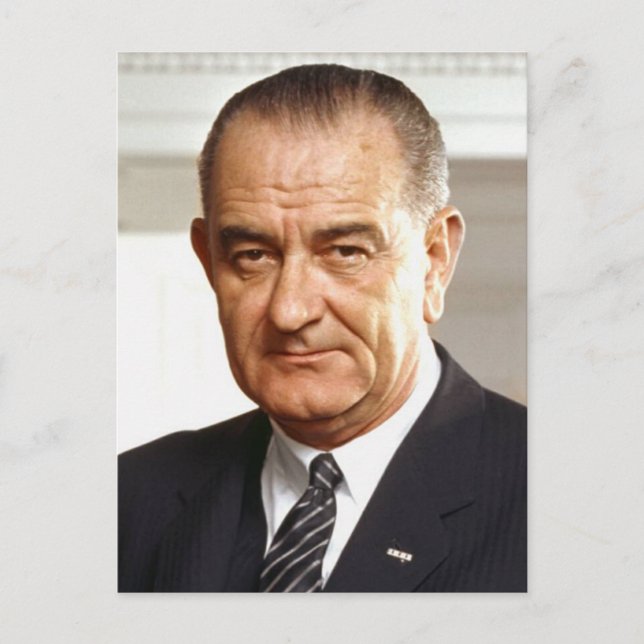 Postal Lyndon B. Johnson 36. Presidente (Anverso)