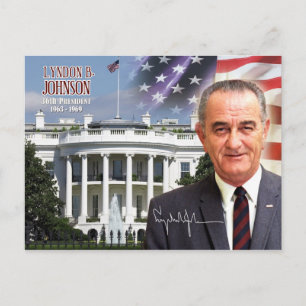 Postal Lyndon B. Johnson - 36° presidente de los Estados
