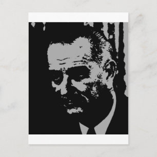 Postal Lyndon B. Johnson silhouette
