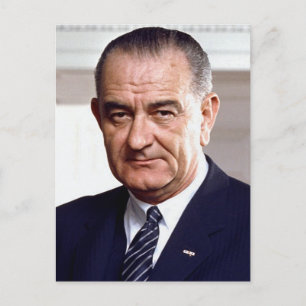 Postal Lyndon Baines Johnson, presidente de POSTCARD