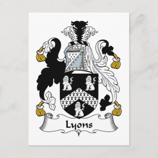Postal Lyon Family Crest