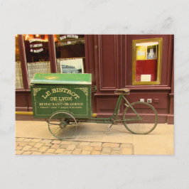 Postal Lyon, France Postcard. Bicicleta, calles adobadas