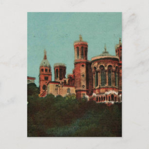 Postal Lyon Notre dame de Fourviere Replica de los años 3