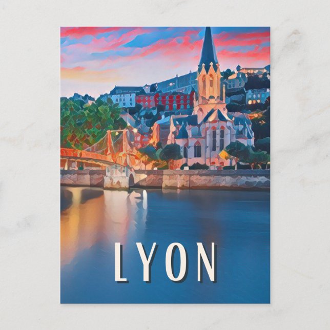 Postal Lyon Photo Vintage  (Anverso)