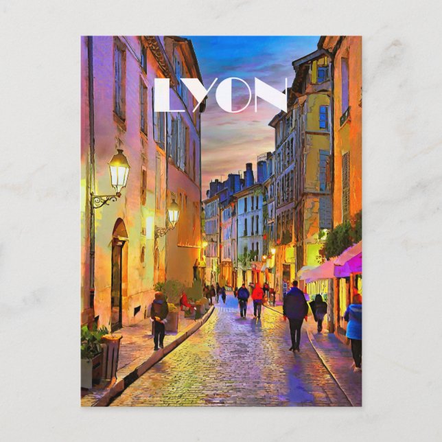 Postal Lyon Photo Vintage (Anverso)