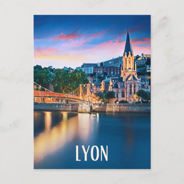 Postal Lyon Photo Vintage  (Anverso)