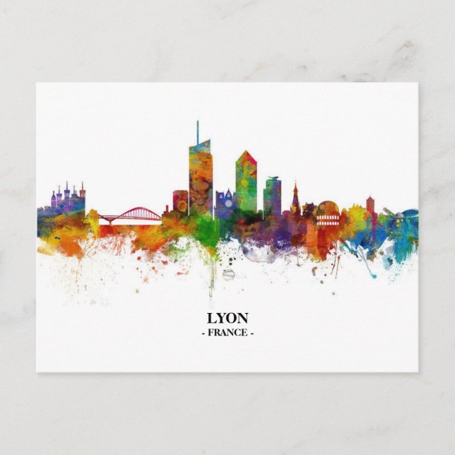 Postal Lyon SKYLINE (Anverso)