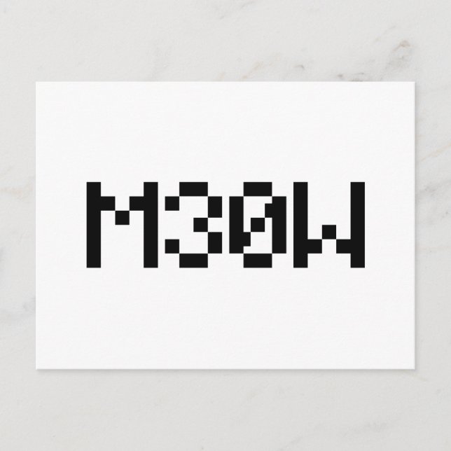 Postal M30W [Sonidos animales de la lengua materna] (Anverso)