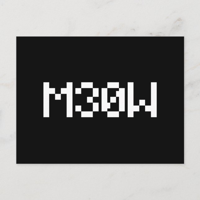 Postal M30W [Sonidos animales de la lengua materna] (Anverso)