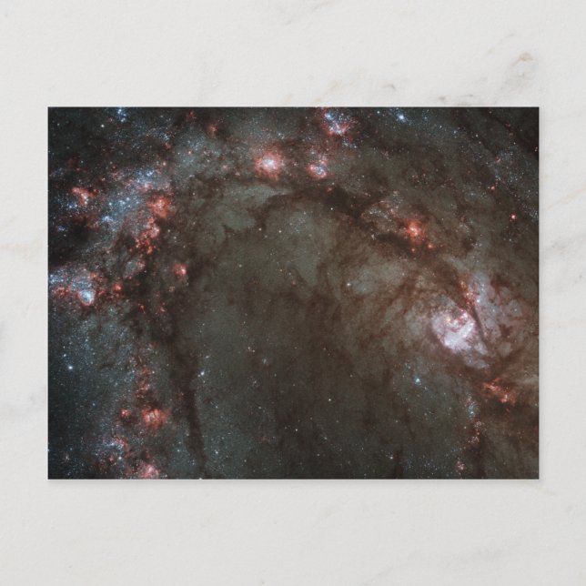 Postal M83 Galaxia espiral NASA (Anverso)