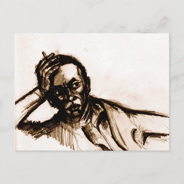 Postal M. davis (Anverso)