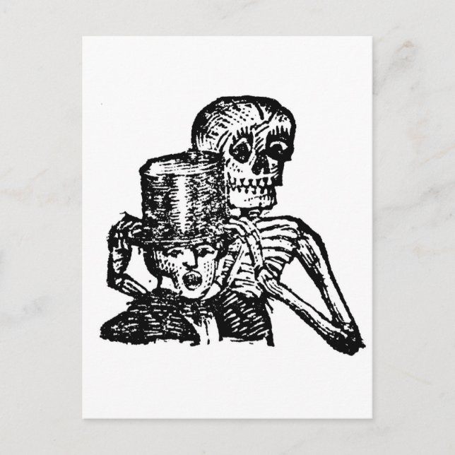 Postal M. Manilla. Ilustracion periódico c. Años 1800 (Anverso)