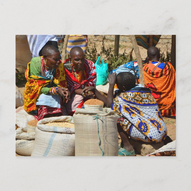 Postal Maasai (Anverso)