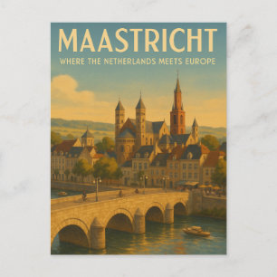 Postal MAASTRICHT – Donde los Países Bajos se Encuentran