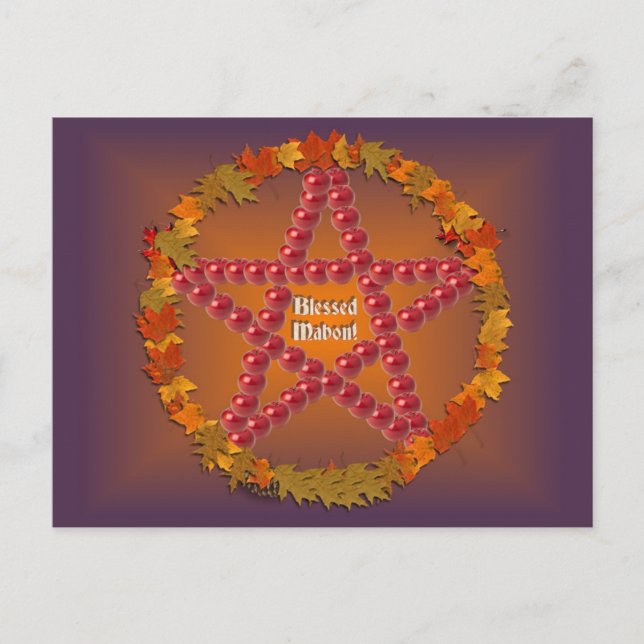 Postal Mabon Pentacle (Anverso)