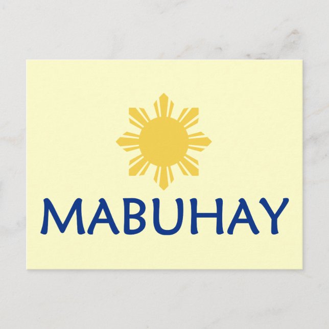 Postal Mabuhay (Anverso)